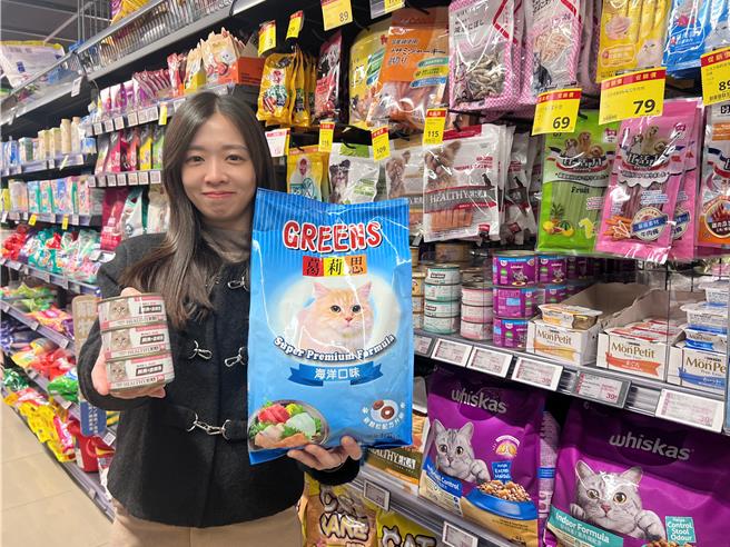 歡慶「貓之日」，全聯3／6前加碼寵物食用品單筆每滿299元現折30元。（全聯提供）