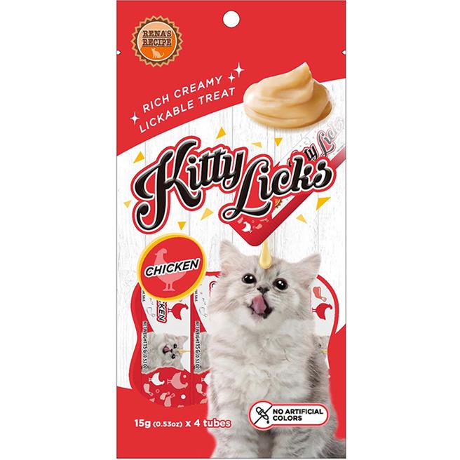 大潤發KITTY LICKS甜甜貓肉泥，69元買1送1。（大潤發提供）
