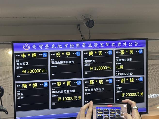 藝人李威轉成傷害致死等罪被告，複訊後以30萬元交保。（賴佩璇攝）