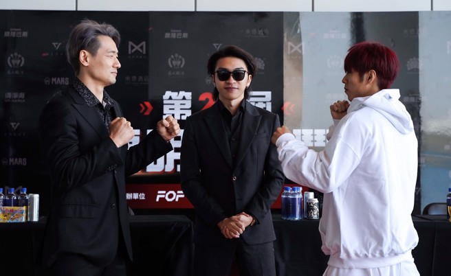 「金钢刀」张景雄（左）将和李育升（右）对决。（图／拳愿明星格斗赛提供）