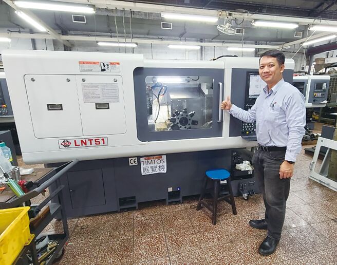 利高机械引领低碳节能趋势，携全机种高效省电CNC车床亮相TIMTOS 2025。图／王妙琴