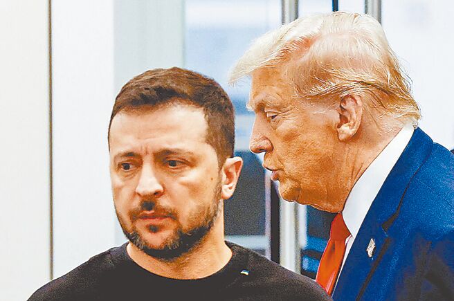 川普不仅否定俄乌战争的意义，还将责任推给泽伦斯基，指责他不应该让战争爆发。（图／路透）
