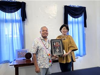 饒慶鈴訪帛琉副總統 5月迎帛琉舟船到台東