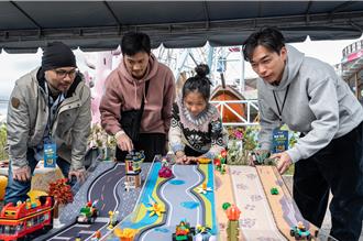 玩樂高飛車拚最大獎 《航海王》、《七龍珠-DAIMA-》模型全台首亮相