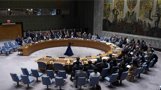 陆美俄均投下赞成票，联合国安理会通过涉乌决议。（大陆常驻联合国代表团）