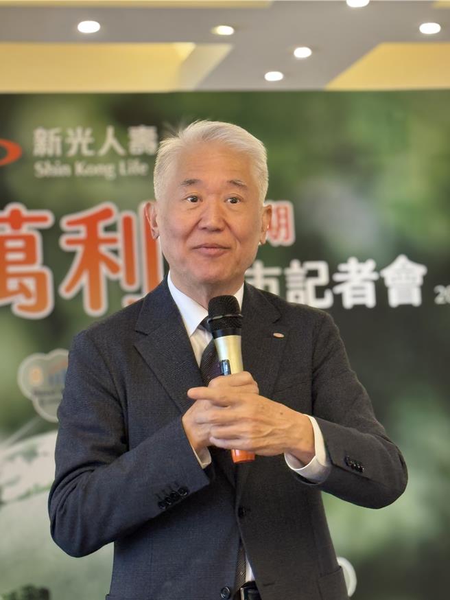 新新併還有最後一哩路，新光金董事長魏寶生表示，有老大哥台新金的支持，不會爆離職潮。(洪凱音攝影／洪凱音台北傳真)