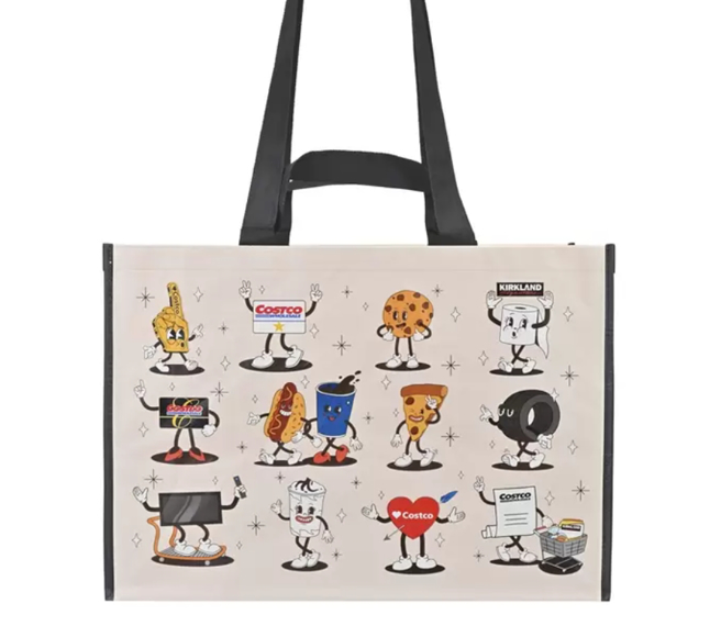 插图购物袋引起会员关注。（图／翻摄自好市多官网）