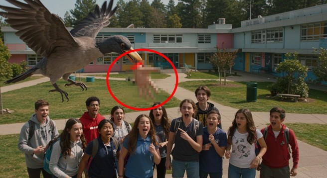 爱尔兰一间小学内惊见断掌，调阅监视器拍到竟是鸟儿叼来，警方调查已经找到失主，将比对DNA确认。（示意图、与本案无关／AI生成）