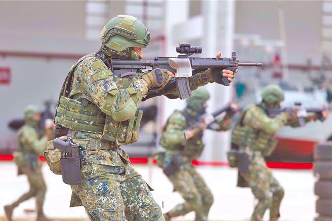 国军示意图。（本报资料照片）