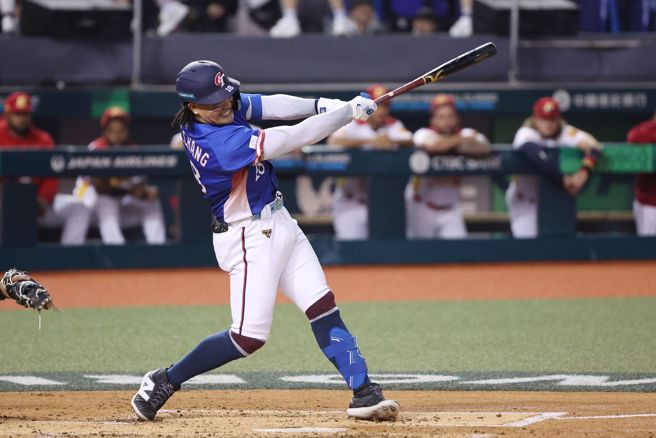 中华队好手张育成透露这次经典赛资格赛很享受比赛过程。（杜宜谙摄）