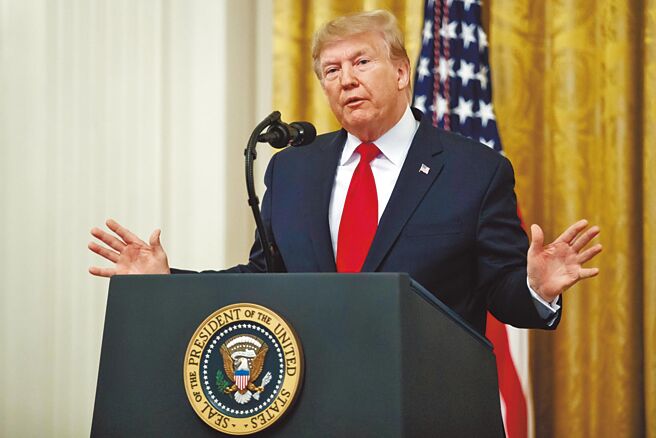 美國總統川普。（新華社）