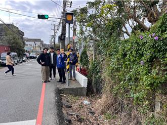 桃園這條路小轉彎會車難 民怨只設號誌「治標不治本」