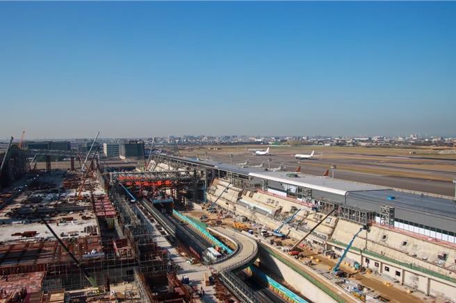 第三航厦北登机廊厅预计于今年下半年正式启用，迎接更多国际旅客。（桃机公司提供／蔡明亘台北传真）