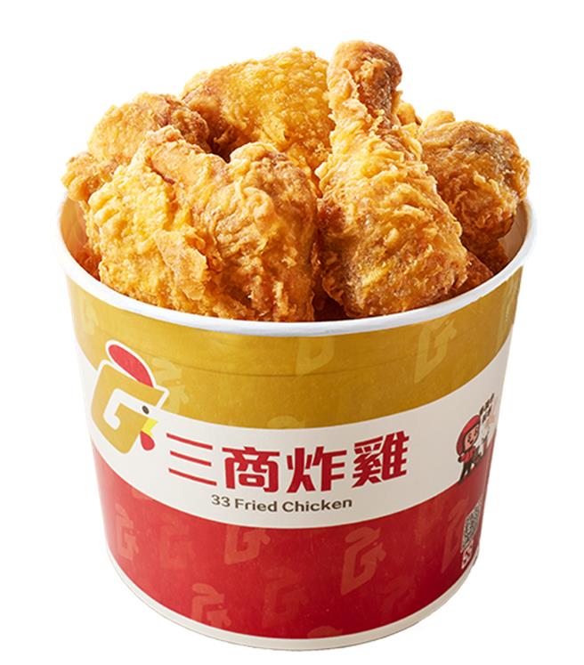 三商炸鸡推全新「青花椒综合桶」，搭配购买经典「炸鸡欢乐桶」，超值组合只要399元。（三商餐饮提供／朱世凯台北传真）