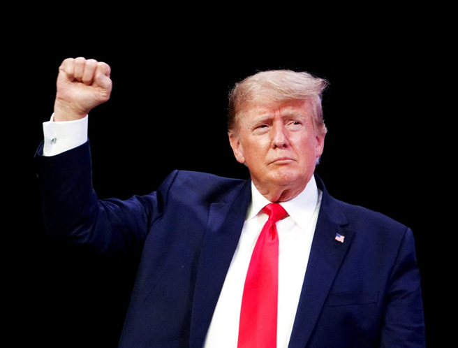 川普宣布计画对晶片课关税。（资料照／路透社）
