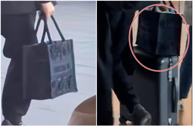 方媛PO出遭搶的精品包包樣式，希望可以找回失物。（圖／攝自微博@方媛）