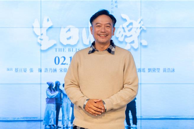 张翰日前出席《生日快乐》首映，事后大家才知道他正遭逢丧母之痛。（大爱台提供）