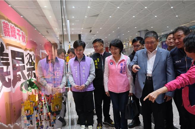 新竹縣「靚靚客家新竹縣」特展26日起至5月21日，在桃園國際機場第二航廈接機大廳「台灣之窗」登場。（新竹縣政府提供／陳育賢新竹傳真）