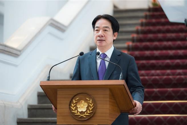 赖清德总统(资料照片，总统府提供)