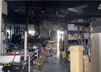 虎尾科大飛機系教室凌晨冒火 校方勘驗結果出爐