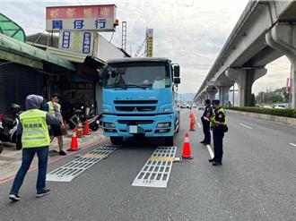 林口取締大車違規   半月舉發439件