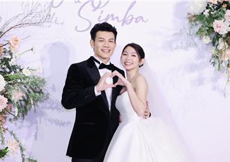 陳志強捧臉甜吻新娘曾智希 霸氣寵妻「我們絕對不會離婚」