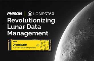 地球毀滅都不怕 群聯電子積極將打造首座月球資料中心