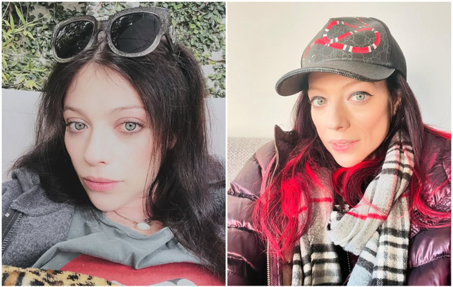 蜜雪兒雀柏格近年瘦到顴骨凸起。（圖／IG@michelletrachtenberg）