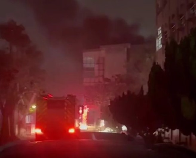 虎尾科大职能大楼凌晨火警，邻近宿舍区学生惊醒吓坏。(中时资料库)