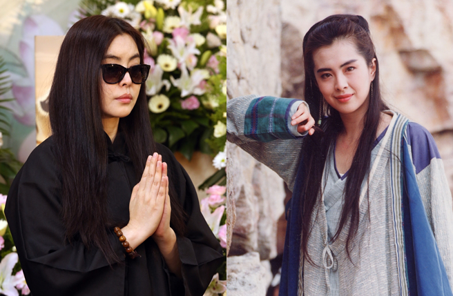 王祖贤2016年曾回台处理父亲后事。（图／台北市摄影记者联谊会提供；中时资料照）