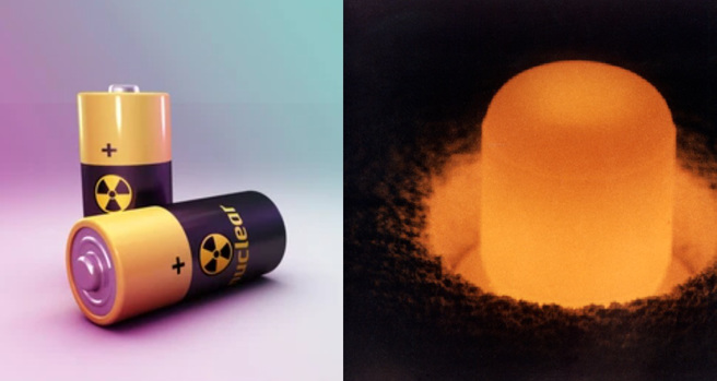 核电池已经使用了几十年，大多数用在太空。右为钸238核电池材料，它是核武器的副产品，在核武器产量降低后，存量出现不够的问题，因此科学家设想「核废料电池」。(图/shutterstock、达志影像)