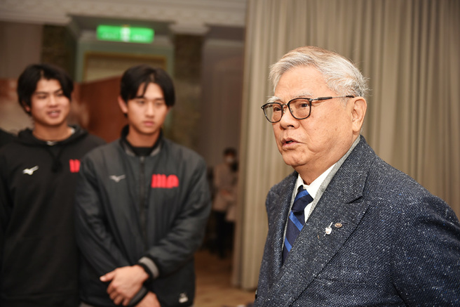 文化大學董事彭誠浩回顧歷史。（照片/文化大學提供）