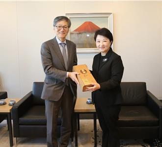 盧秀燕訪企業、日台交流協會 汲取城市經營策略