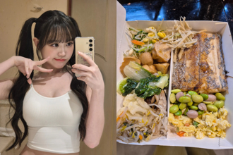 邊荷律被台灣自助餐吸引 「9樣菜裝滿1盒」小抱怨1點