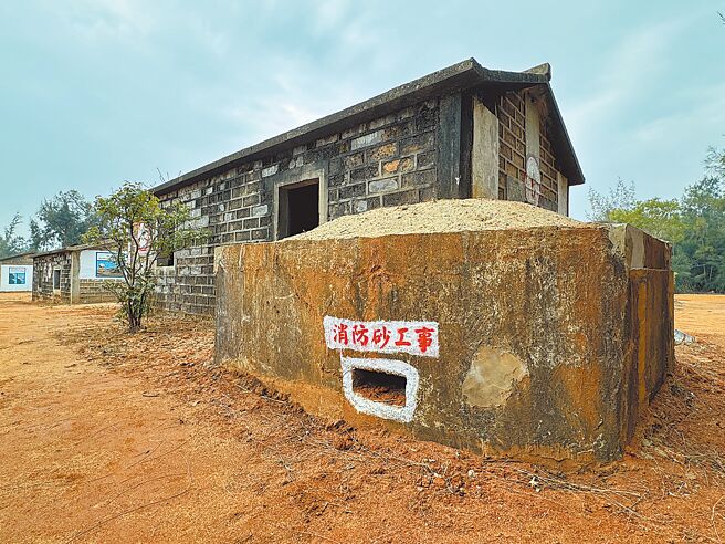 金門賈村營區活化再利用為「賈村戰技體驗場」。（于家麒攝）