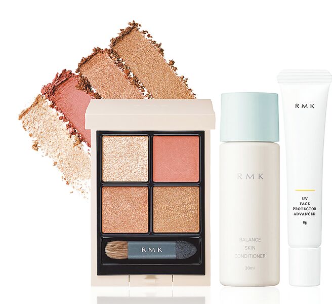 廣三SOGO推「RMK調色眼盤精選組」，價值2625元、獨家卡友價1935元。（廣三SOGO提供）