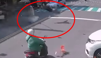 驚悚撞擊瞬間！新竹女騎士遭休旅車高速猛撞「噴飛翻滾」慘死