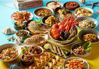 松葉蟹吃到飽！台北福華彩虹座海鮮交響曲 兩人同行第2人5折