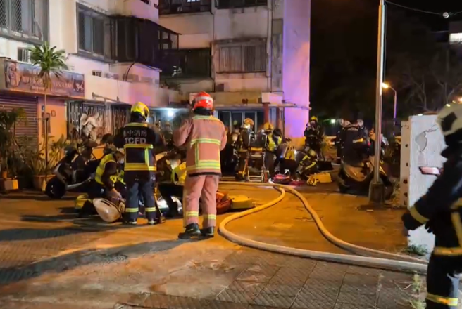 消防急救援。（翻摄中天新闻）