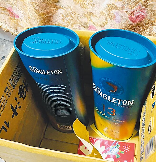 新竹地检署大动作查缉大新竹地区农会选举贿选案件，查获涉贿洋酒。（竹检提供／邱立雅竹县传真）