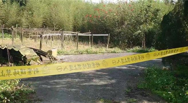 事发地点现况。（金山警分局提供）