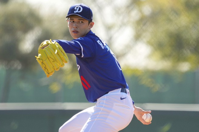 道奇「令和怪物」佐佐木朗希。（圖／美聯社）