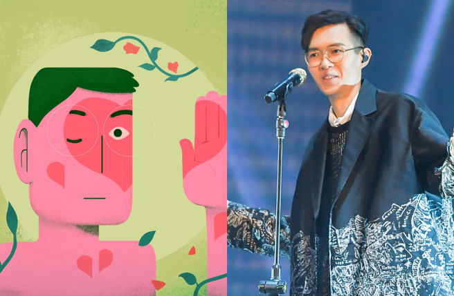 也有人認為，方大同已經透過封面的手勢和大家道別。（圖／中時資料照、方大同FB）