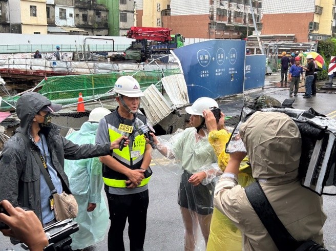 汛期地下室深开挖稽查。（图／台中市政府都市发展局提供）