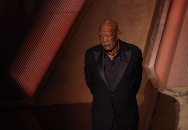 摩根费里曼讚赏影帝金哈克曼是非常慷慨的表演者。（图／路透）