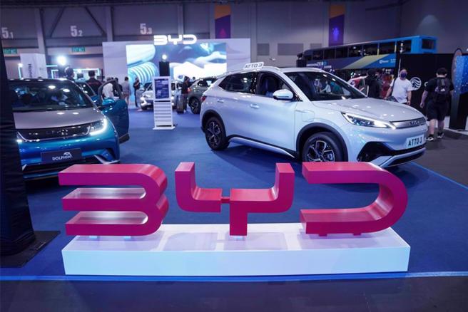 比亞迪是大陸官方大力扶植的國產新能源車品牌。（圖／shutterstock、達志）