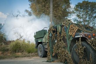 36化兵群戰術鑑測發煙作業 應急防護重要目標