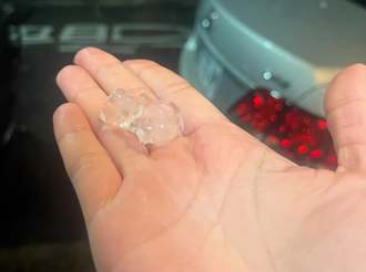 雙北不冷卻「猛下冰雹」 氣象署揭成因