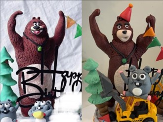 帮儿子过生日却买到「翻车蛋糕」 网友：蛮可爱的啊！