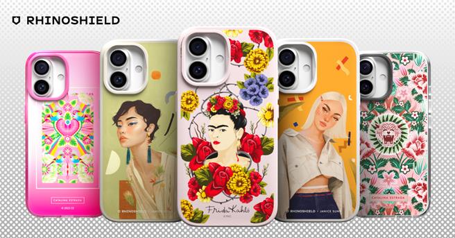RHINOSHIELD犀牛盾为庆祝妇女节与国际女性月，推出指定商品85折优惠，支持由女性创作的联名设计图款。（RHINOSHIELD犀牛盾提供）